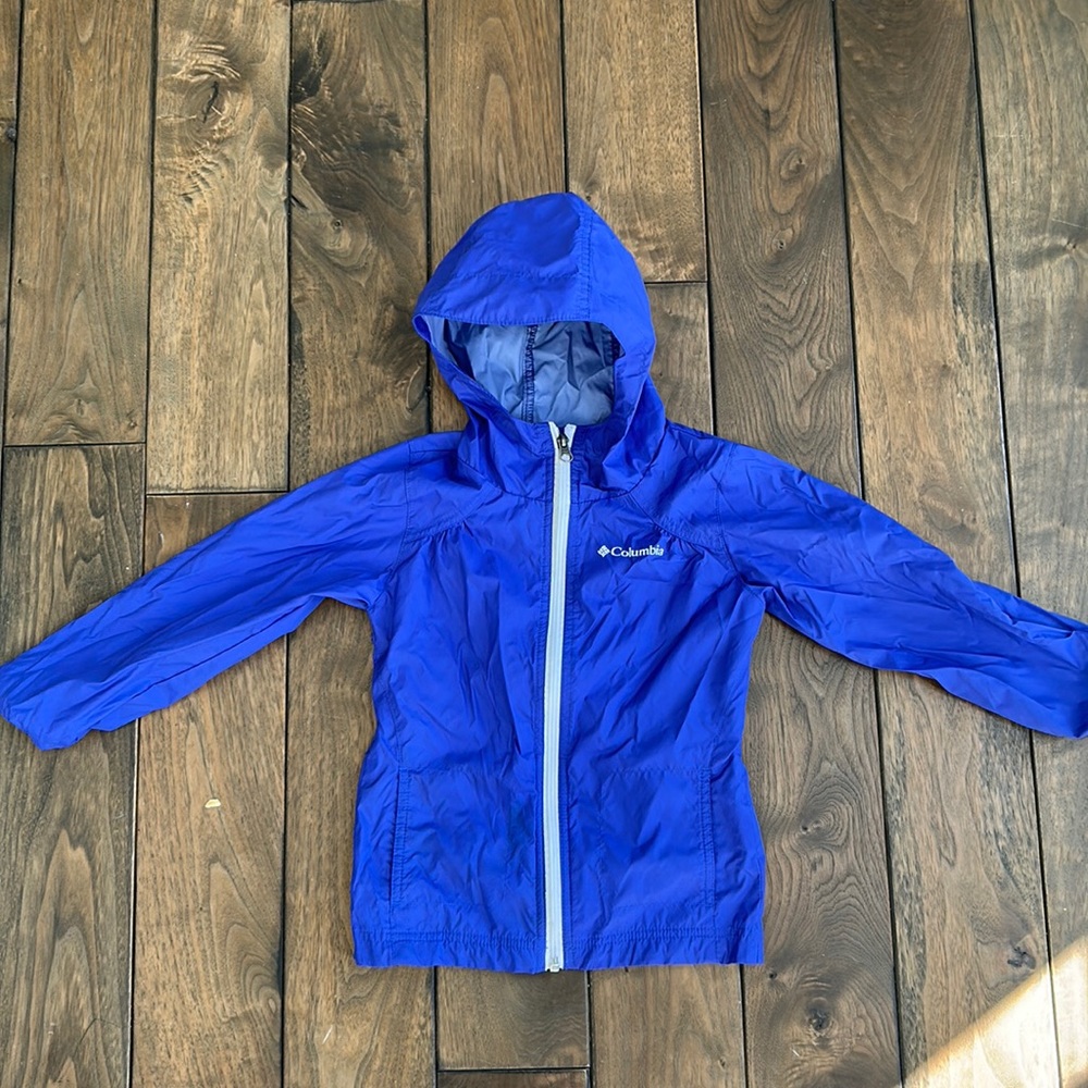 Columbus girl rain coat